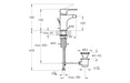 VitrA Root Round Bidet Mixer