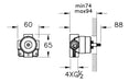 VitrA Origin Classic Concealed Part for Diverter