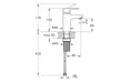 VitrA Flow Soft Basin Mixer