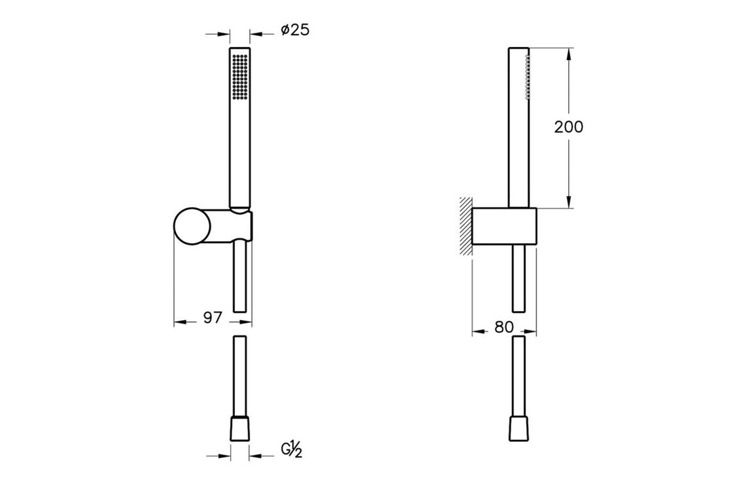 VitrA Suit Hand Shower