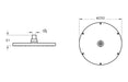 VitrA Suit 250mm Showerhead