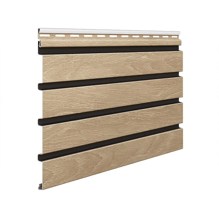 Vilo Fronto Outdoor Slat Panel – Oak V Black
