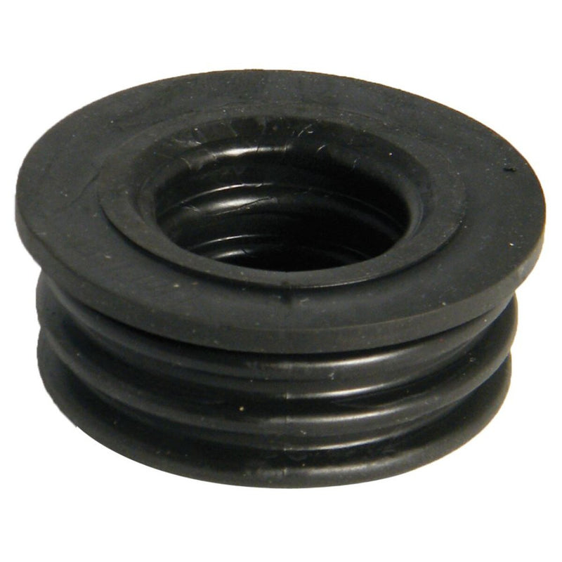 Rubber Waste Adaptor (Black) (32mm)