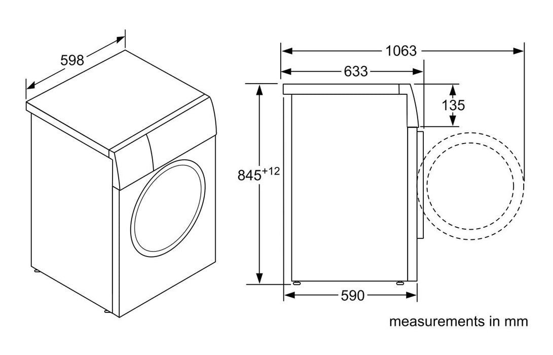 Bosch Series 4 WAN28258GB F/S 8kg 1400rpm Washing Machine - White