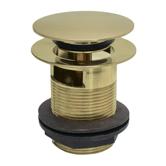 BC  70mm Push Button Slotted Bath Waste