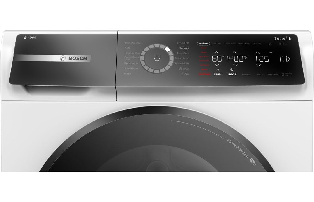 Bosch Series 8 WGB256A2GB F/S 10kg 1400rpm Washing Machine - White