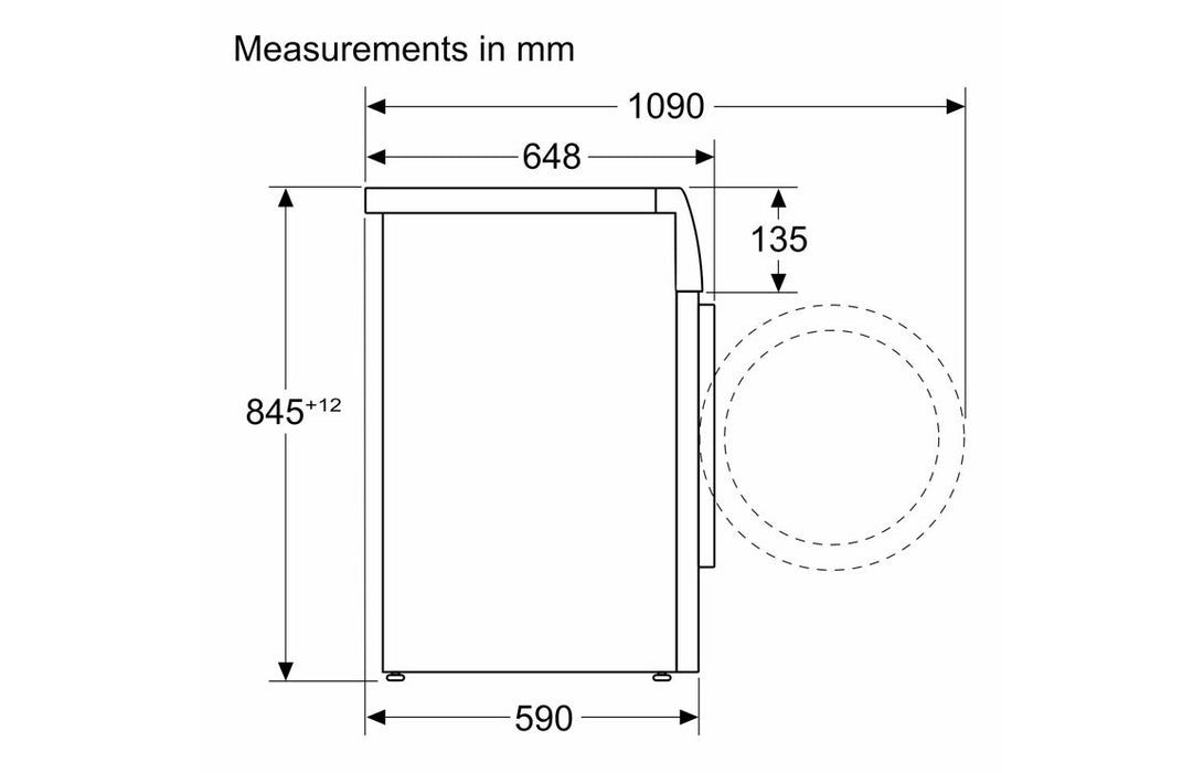 Bosch Series 8 WGB256A2GB F/S 10kg 1400rpm Washing Machine - White