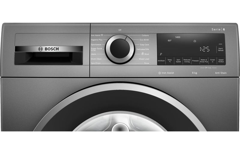 Bosch Series 6 WGG244ZCGB F/S 9kg 1400rpm Washing Machine - Graphite