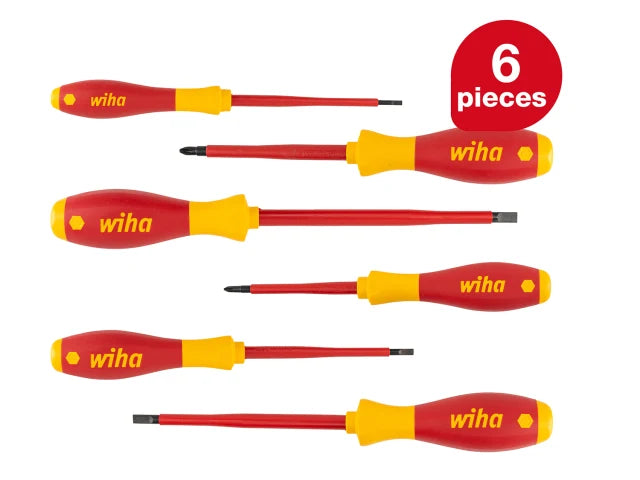 SoftFinish® electric SL/PH Screwdriver Set, 6 Piece