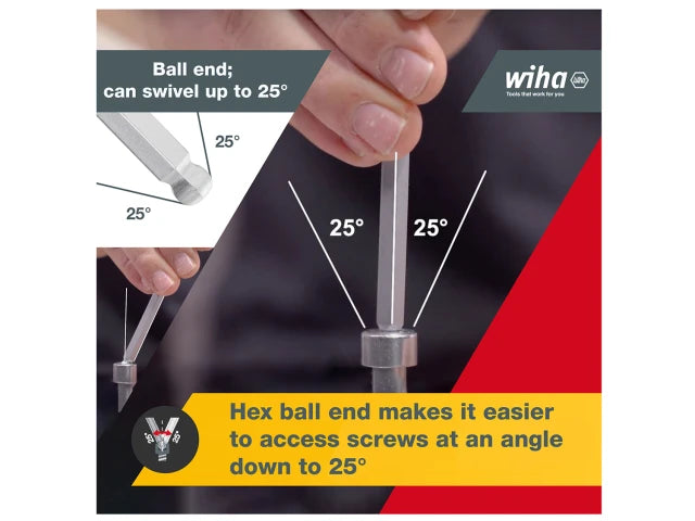 ProStar Hex Ball End L-key Set, 9 Piece