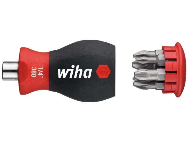 Magnetic SoftFinish® Stubby Screwdriver with Bit Magazine (PH, PZ)