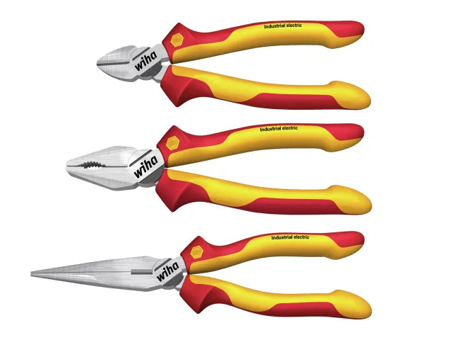 Industrial electric Pliers Set, 3 Piece