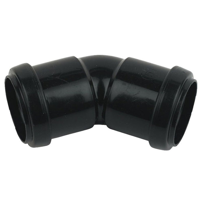 Waste Pipe 45 Deg Bend (Black) (32mm)