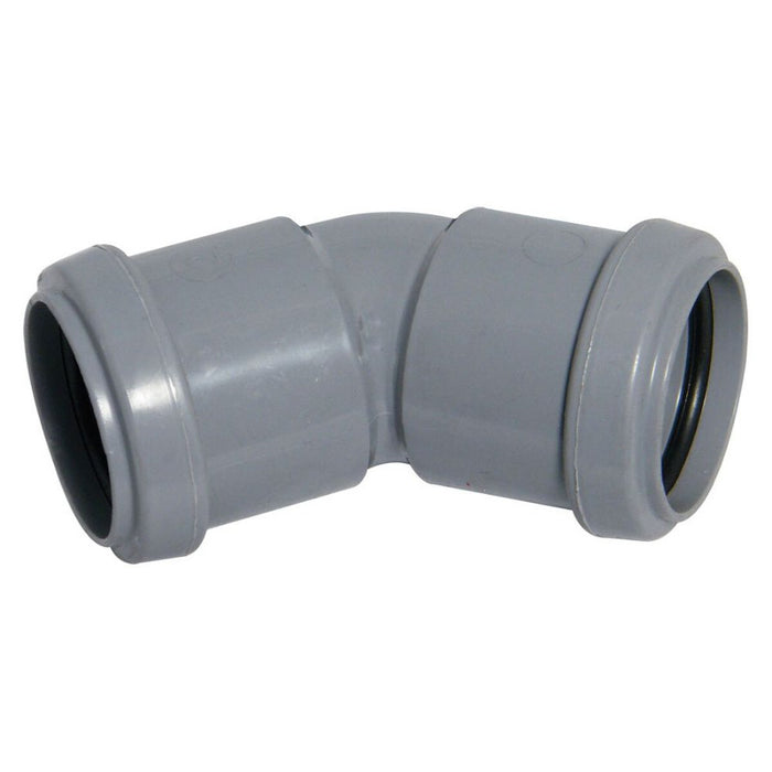 Waste Pipe 45 Deg Bend (Grey) (32mm)