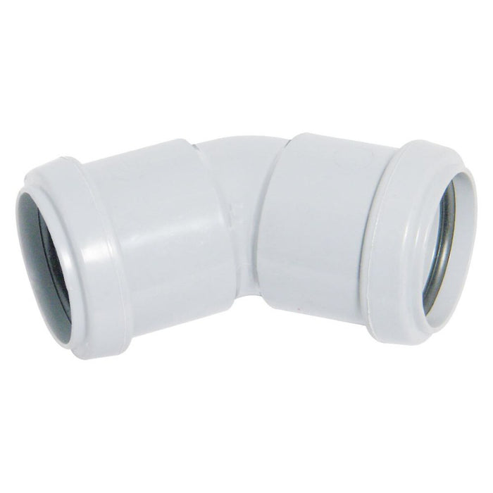 Waste Pipe 45 Deg Bend (White) (32mm)
