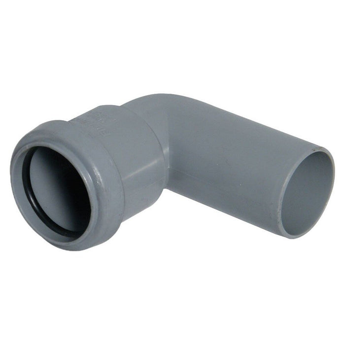 Waste Pipe 90 Deg Street Elbow (Grey) (32mm)