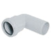 Waste Pipe 90 Deg Street Elbow (White) (32mm)