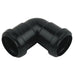 Waste Pipe 90 Deg Bend (Black) (40mm)