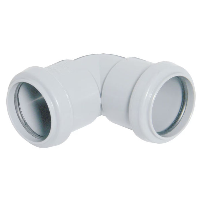 Waste Pipe 90 Deg Bend (White) (40mm)
