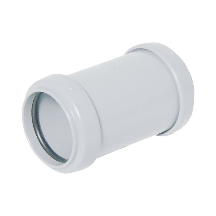 Waste Pipe Straight Connector (White) (40mm)