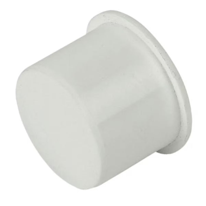 Waste Pipe Socket Plug (White) (40mm)
