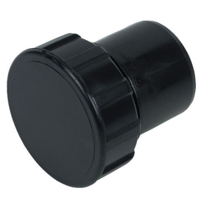 Floplast Solvent Waste Pipe Access Plug (Black) (40mm)