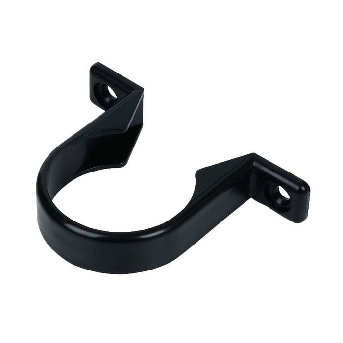 Floplast Solvent Waste Pipe Clip (Black) (40mm)