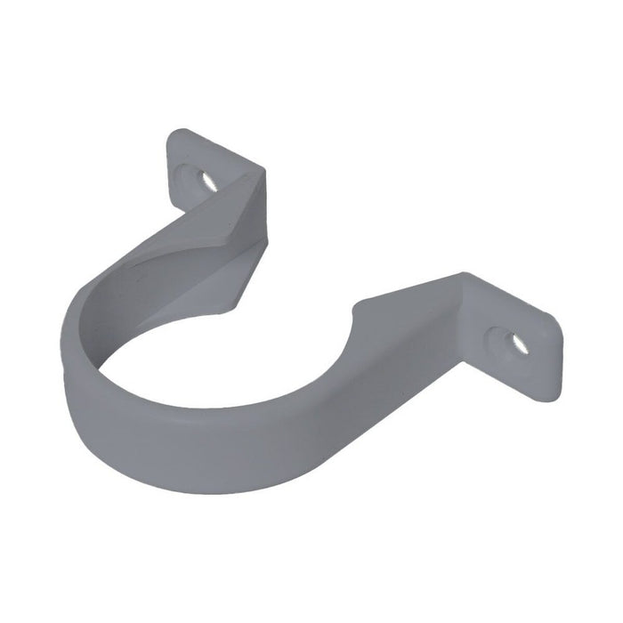 Floplast Solvent Waste Pipe Clip (Grey) (40mm)