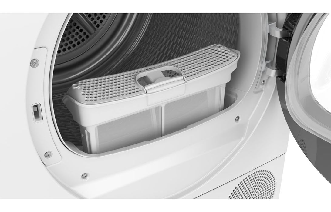 Bosch Series 6 WQG24502GB F/S 9kg Heat Pump Condenser Dryer - White