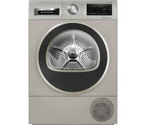 Bosch Series 6 WQG245S9GB F/S 9kg Heat Pump Condenser Dryer - Silver