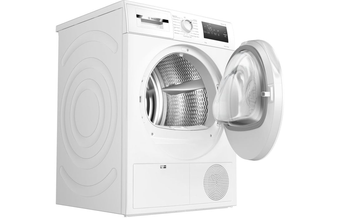 Bosch Series 4 WTH85225GB F/S 8kg Heat Pump Condenser Dryer - White