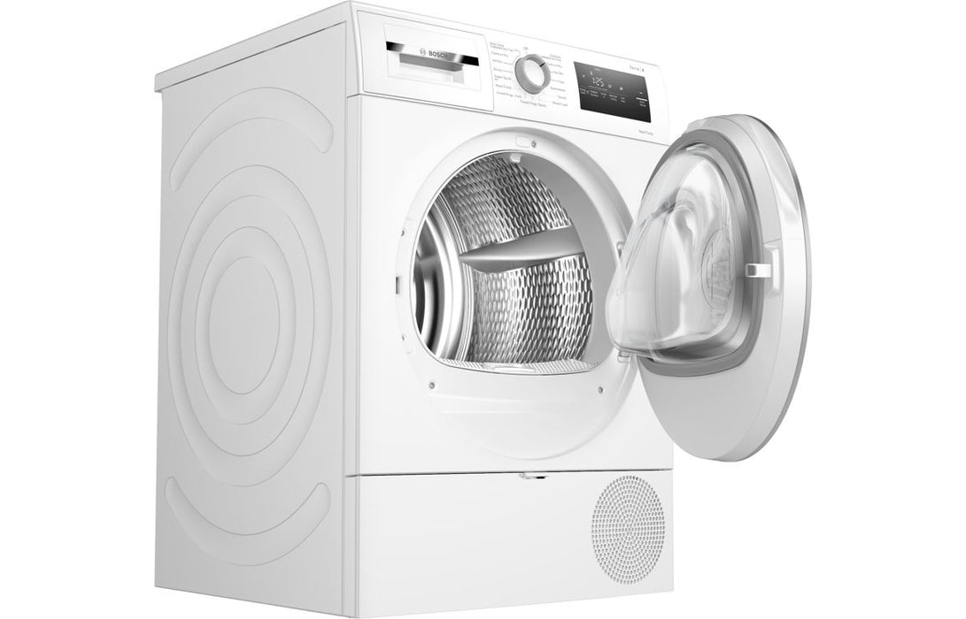 Bosch Series 4 WTH85226GB F/S 8kg Heat Pump Condenser Dryer - White
