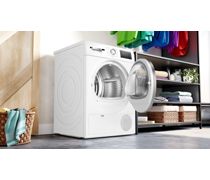 Bosch Series 4 WTN83203GB F/S 8kg Condenser Dryer - White