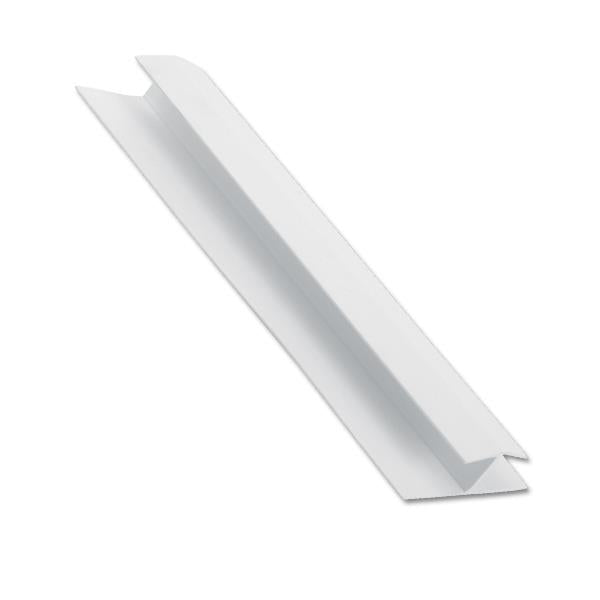 White Shiplap Cladding Centre Joint Trim (5m length)