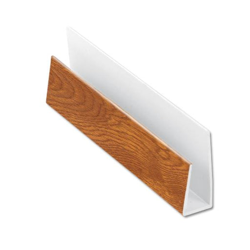 Light Oak Hollow Soffit J-Trim