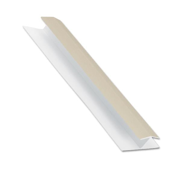 Cream Shiplap Cladding Centre Joint Trim (5m length)