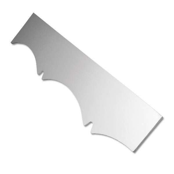 White Decorative Concave Fascia 200mm (5m length)