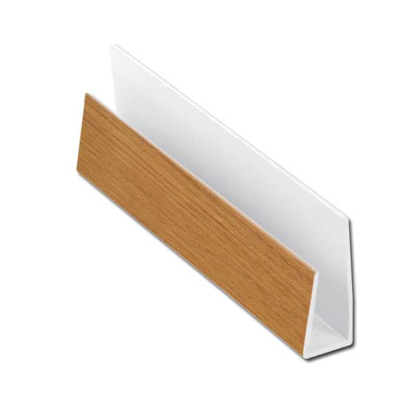 Irish Oak Hollow Soffit J-Trim
