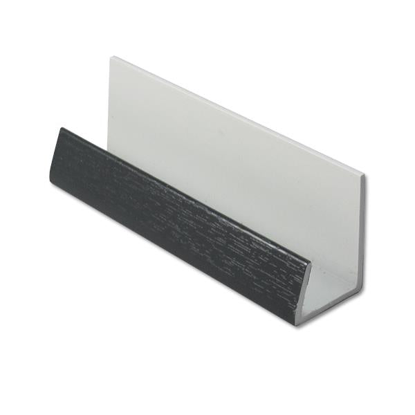 Anthracite Grey Woodgrain Shiplap Cladding U-Trim