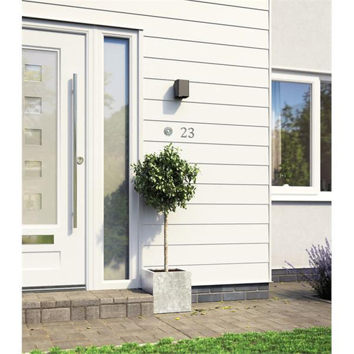 White Lap Cladding on a property