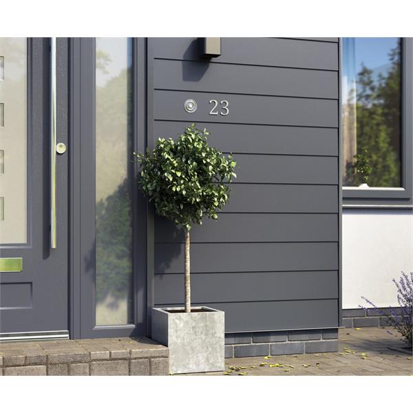 Slate Grey Smooth Lap Cladding on a property