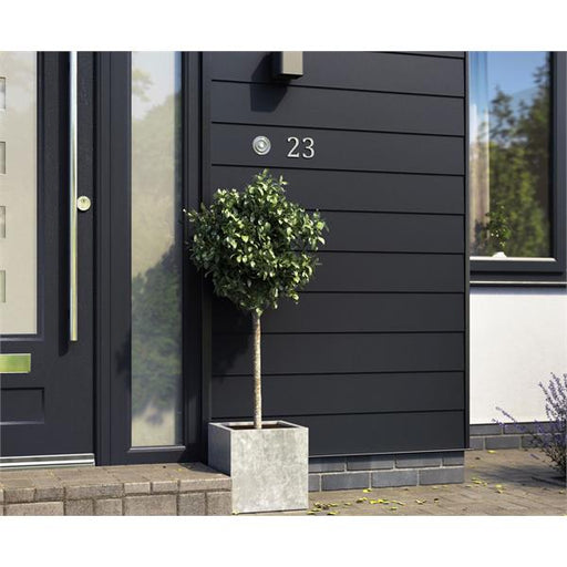 Dark Grey Smooth Lap Cladding on the property