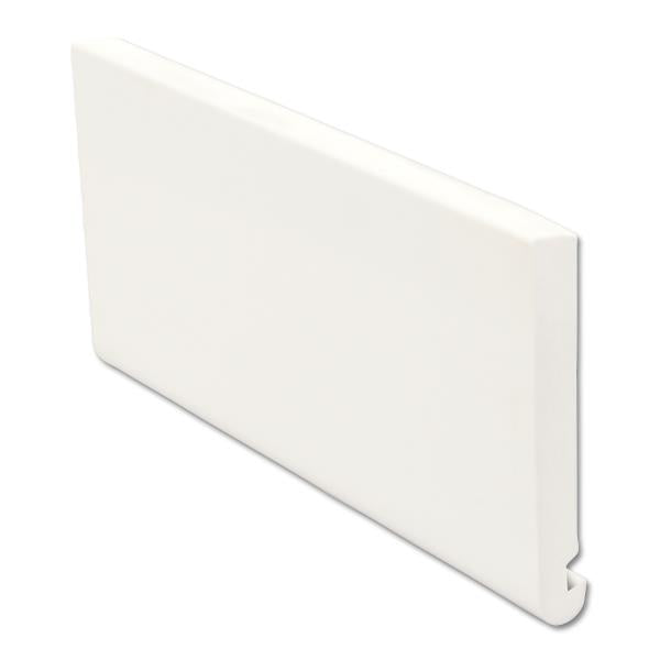 White Bullnose Fascia Box End 