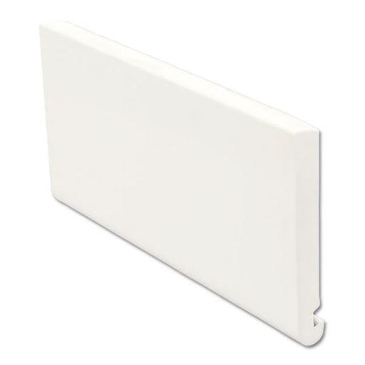 White Bullnose Fascia Box End 