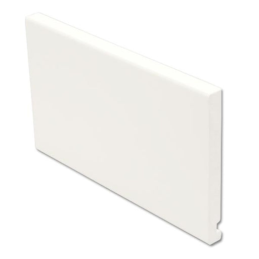 white flat fascia board