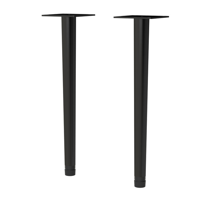 Wall Hung Vanity Decorative Leg Set - Black