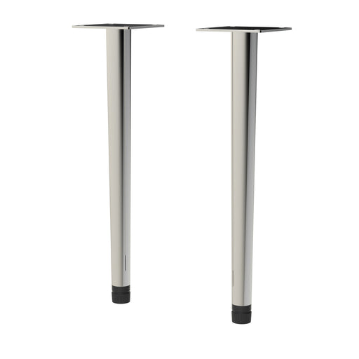 Wall Hung Vanity Decorative Leg Set - Chrome