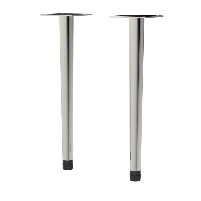 Wall Hung Vanity Decorative Leg Set - Chrome