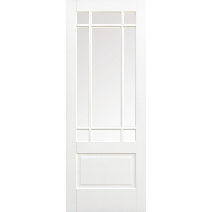 WHITE DOWNHAM CLEAR BEVELLED GLAZED 9L