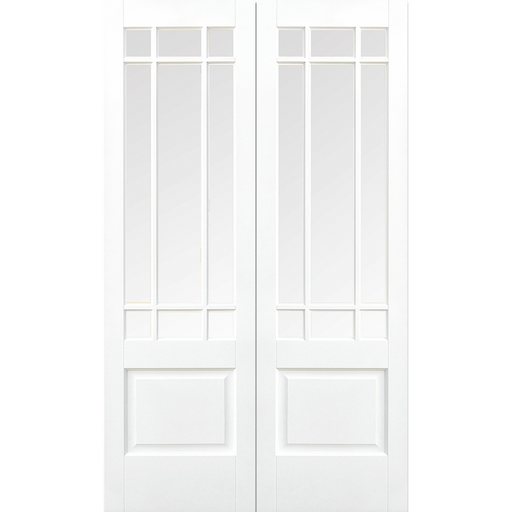 WHITE DOWNHAM GLAZED 9L PAIR